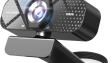 TRAUSI 1080P FHD Webcam with Noise-Canceling Mic, Auto Light Correction, Privacy Cover and Wide Angle Lens, Plug & Play USB Camera for Laptop/Desktop/PC/Mac, Compatible with Zoom/Teams/Streaming