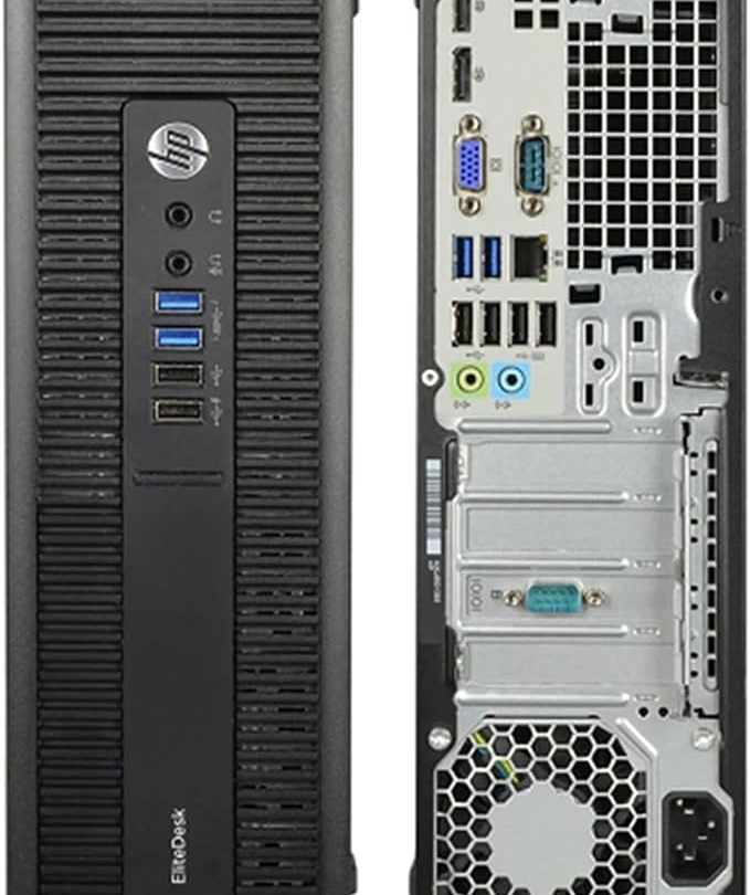 HP EliteDesk 800 G1 SFF High Performance Business Desktop Computer, Intel Quad Core i5-4590 Upto 3.7GHz, 16GB RAM, 1TB HDD, 256GB SSD (Boot), WiFi, Windows 11 Professional (Renewed)