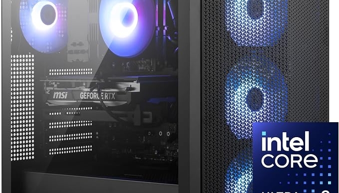 msi Aegis R2 AI Gaming Desktop: Intel Core Ultra 9 285, Geforce RTX 5070Ti, 32GB DDR5, 2TB M.2 NVMe SSD, Air Cooling, USB Type C, VR-Ready, Window 11 Home: C2NVR9-1452US
